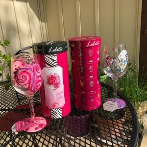 Set of 2 Lolita wine glasses